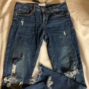 Zara ripped jeans